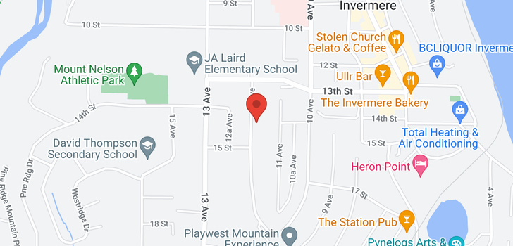 map of 1399 12TH Avenue